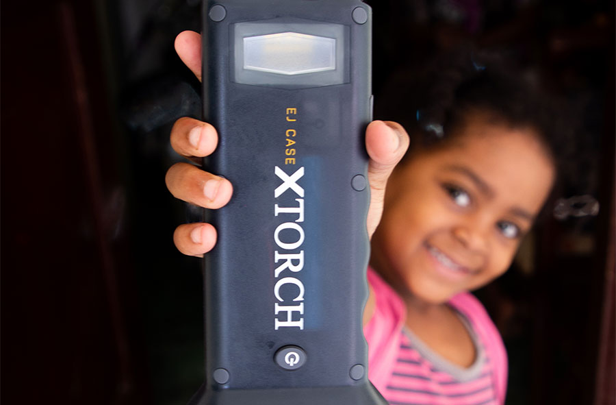 XTorch Rechargeable, Solar-Powered Flashlight